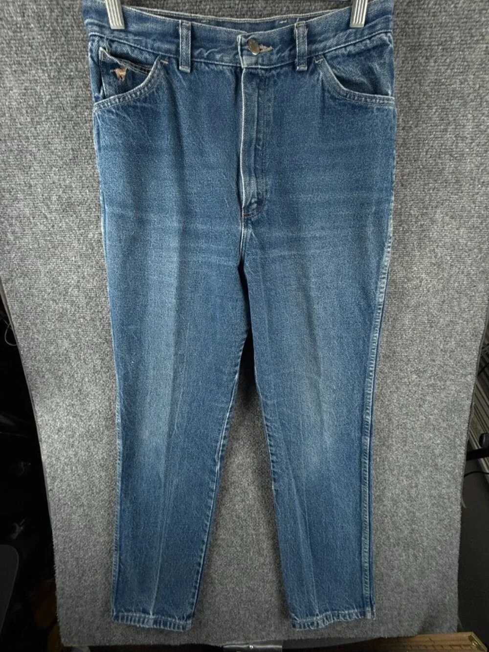VTG Wrangler Scovill Misses Women Blue Denim Jeans USA Made MX319KA